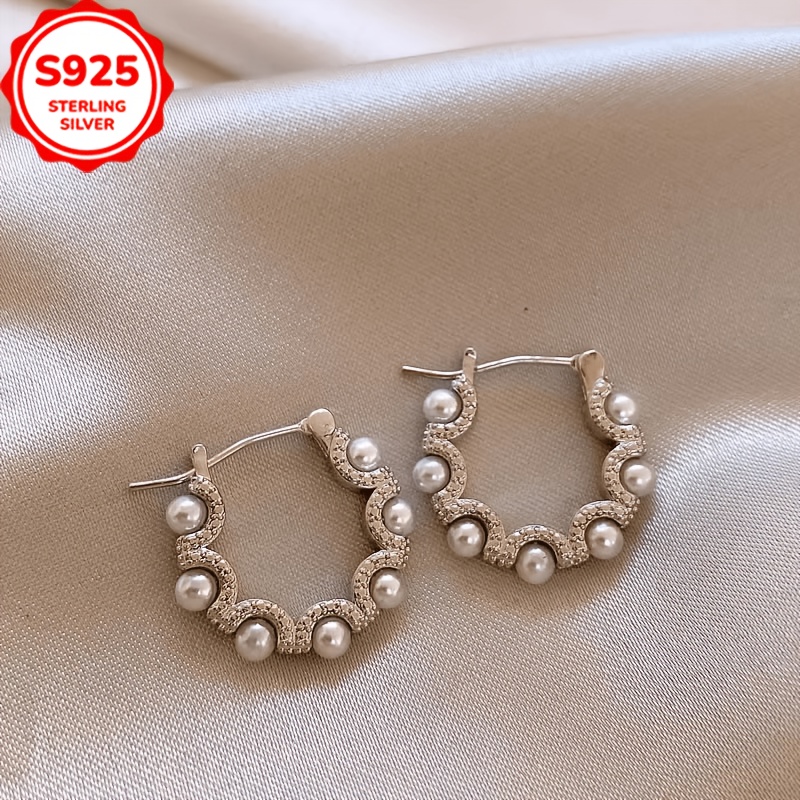S925 Hypoallergenic Round Bead French Ear Clip