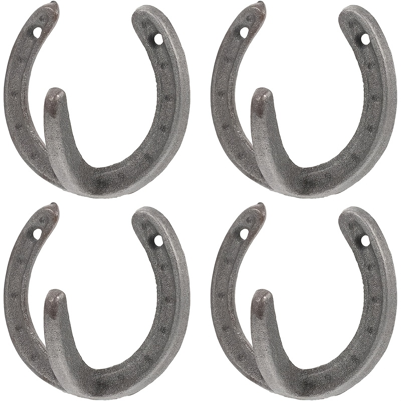 TEMU Cast Iron Wall Mount Hook, Vintage, Heavy Duty, , , For Hanging Coat, Hat, Key, Towel