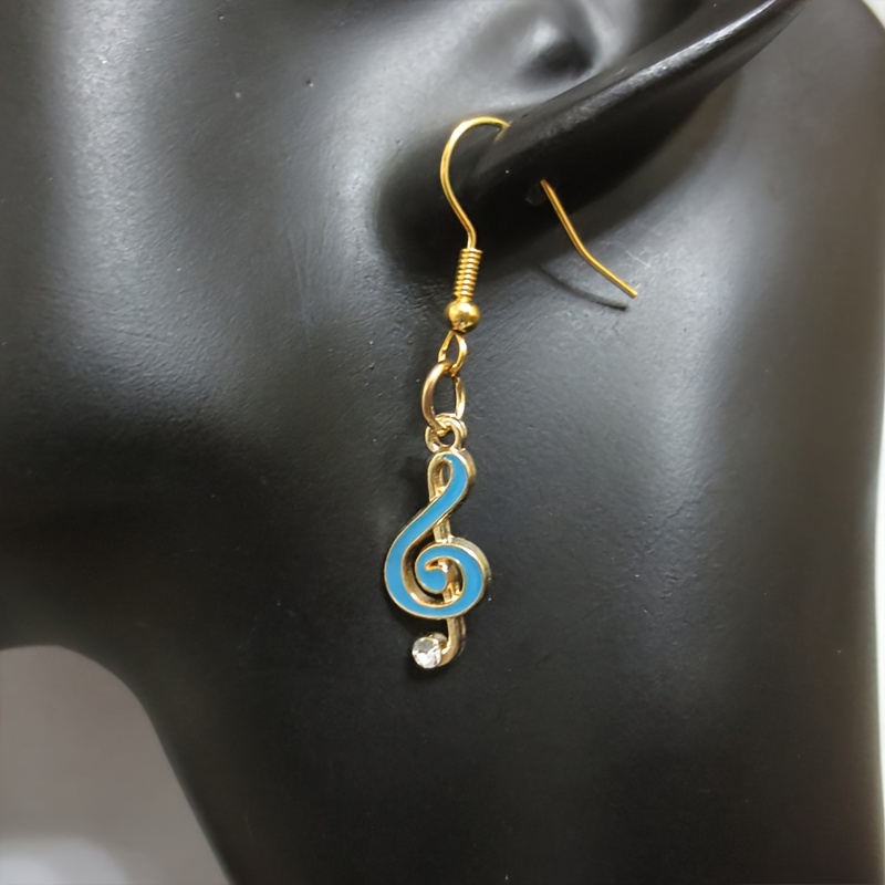 Elegant Vintage-Inspired Music Note Alloy Earrings Daily Wear,  Birthdays, Engagements Parties Fashion Jewelry