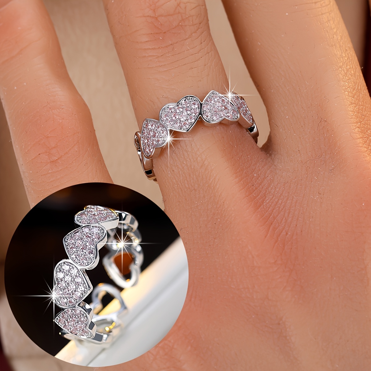 Delicate Ring with Unique Charm Perfect for Index Finger
