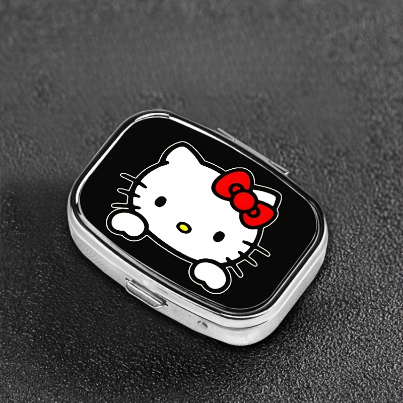 

A Sanrio Hello Kitty Mini Storage Box Has Authorized, For Carrying Pills, Small Jewelry Organization, And Moisture-proof Sealing For Portability.