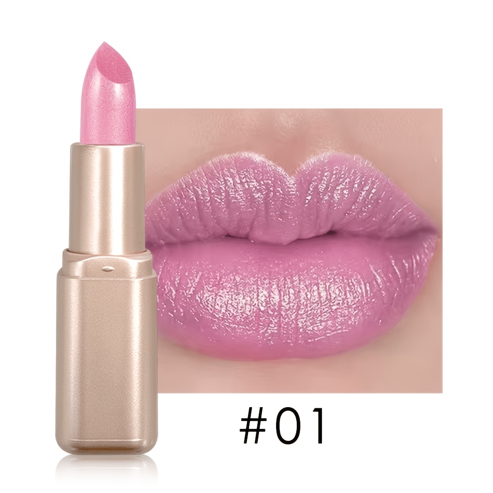 Metallic Lip Gloss, Purple End, Smooth Application, Long-lasting Hydration, Non-sticky, High Shine Gloss, , Lightweight Lip Makeup For Daily Wear