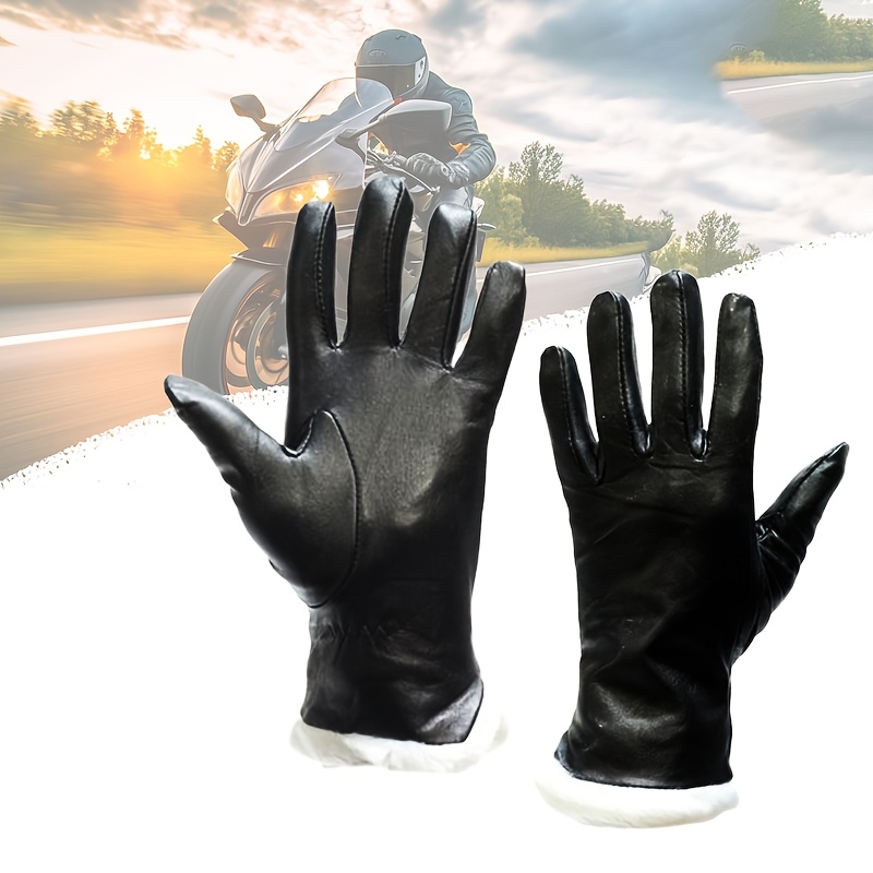 

Full Finger Womens Gloves.gloves Are Made From Genuine Leather.insulated For Extra