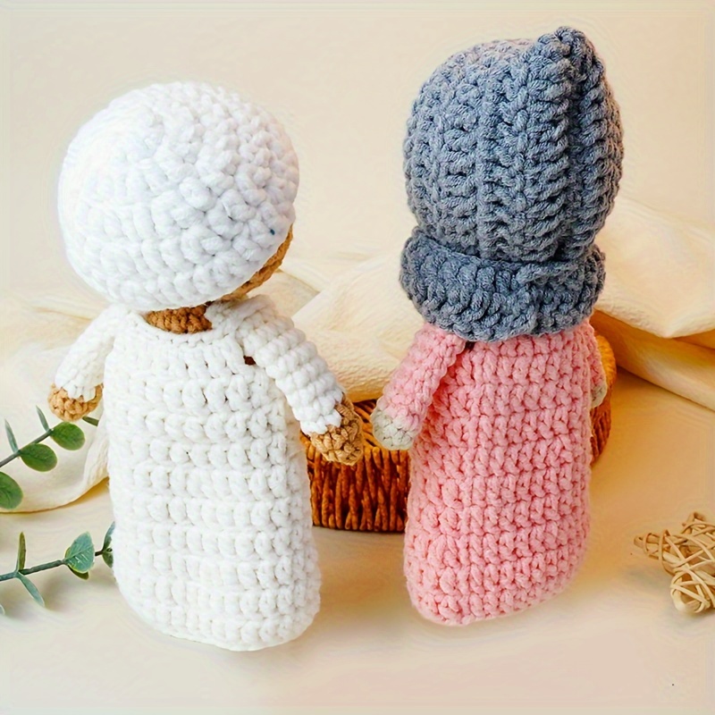   pure handmade knitted dolls youngsterss handmade gifts muslim dolls   gifts details 6