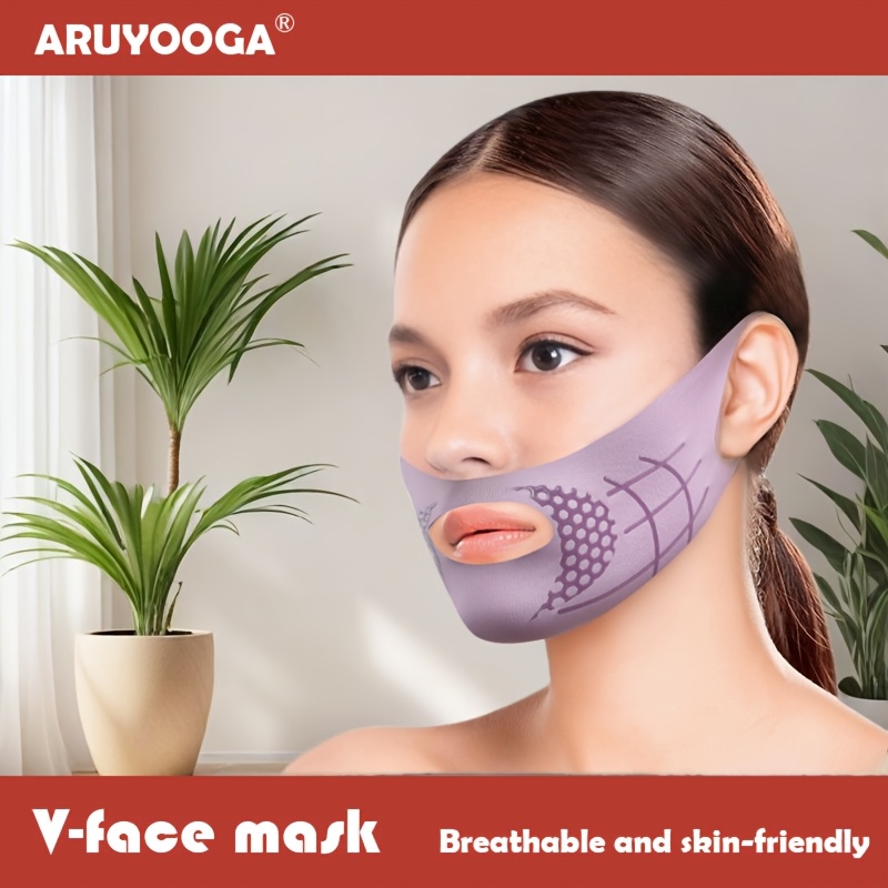 

Model With Built-in Anti-slip Adhesive Strip, Integrated Pressure, New , Purple Skin Color, , Facial Sculpting, Mask, Facial Lines, Bandage, Facial Sculpting, Slimming Mask, Facial Training Band