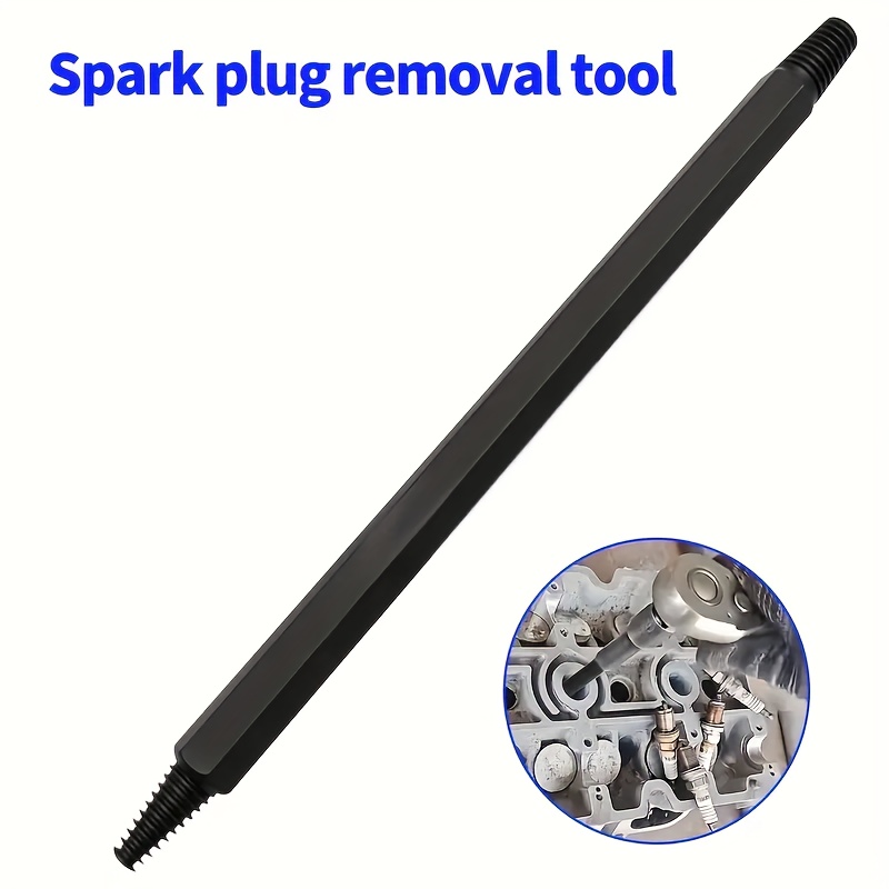 TEMU Spark Plug Removal Tool Kit Tapered Cone For Broken Spark Plugs & Disassembly Extractor For Broken Screws In Cars