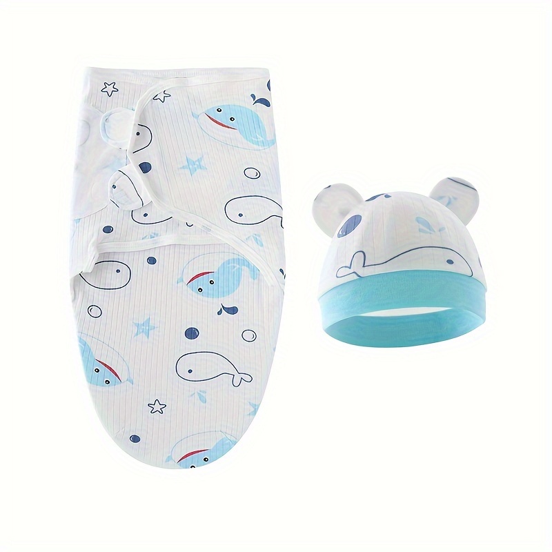 1 Set Of Adjustable Newborn Wrap Blanket For 0-6 Months, Wearable Infant Wrap, Anti-startle Design For