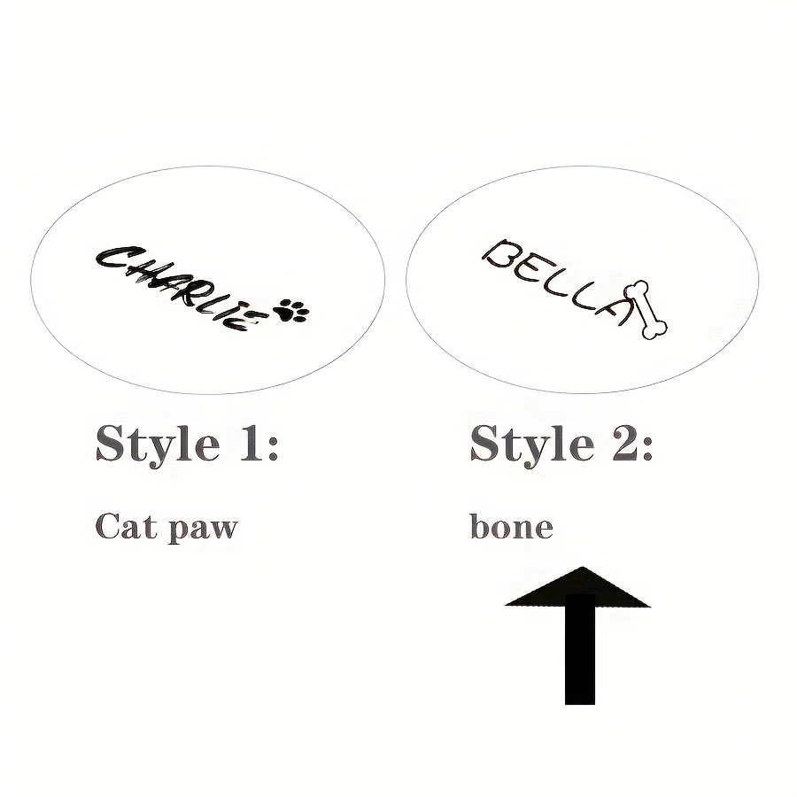 TEMU Customizable Non-slip Pet Mat For Cats And Dogs - Quick-dry, Absorbent With Name & Adorable Pattern Printing Options, Nordic Style Indoor Floor