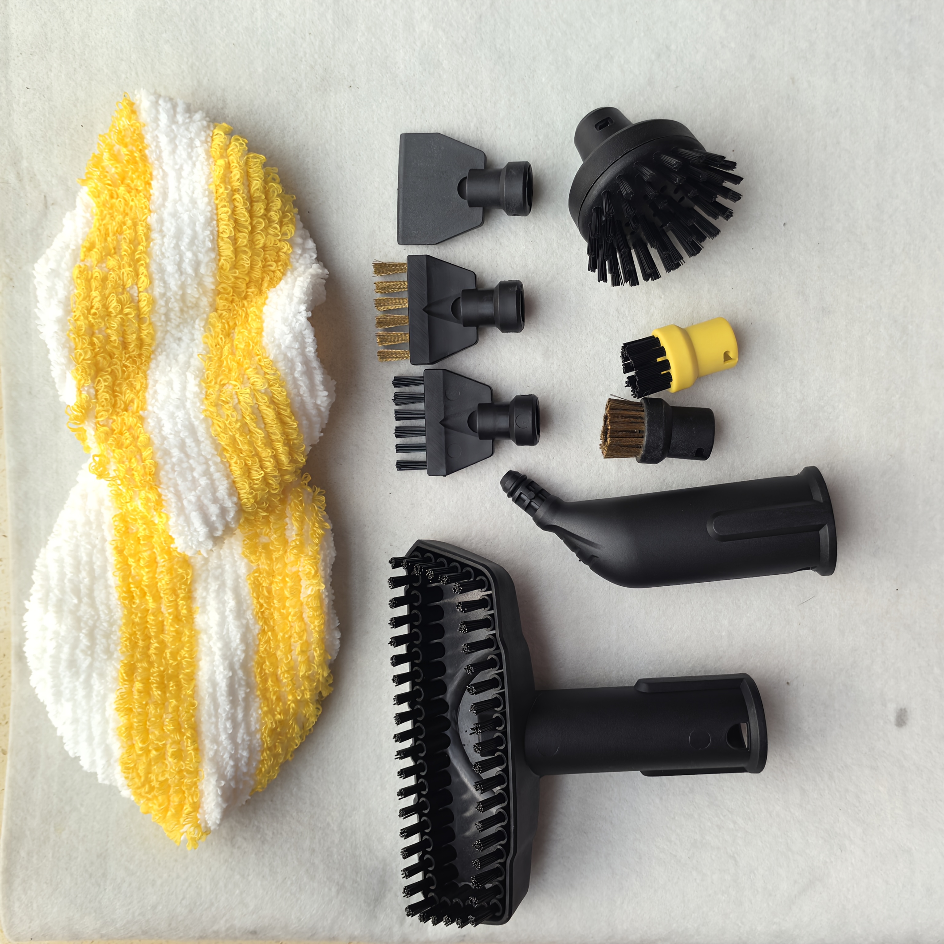 karcher   compatible steam cleaner accessory kit replacement brush heads nozzles handheld brushes glass scrapers for sc2 sc3 sc4 sc5 ctk10 ctk20   cleaning set details 18