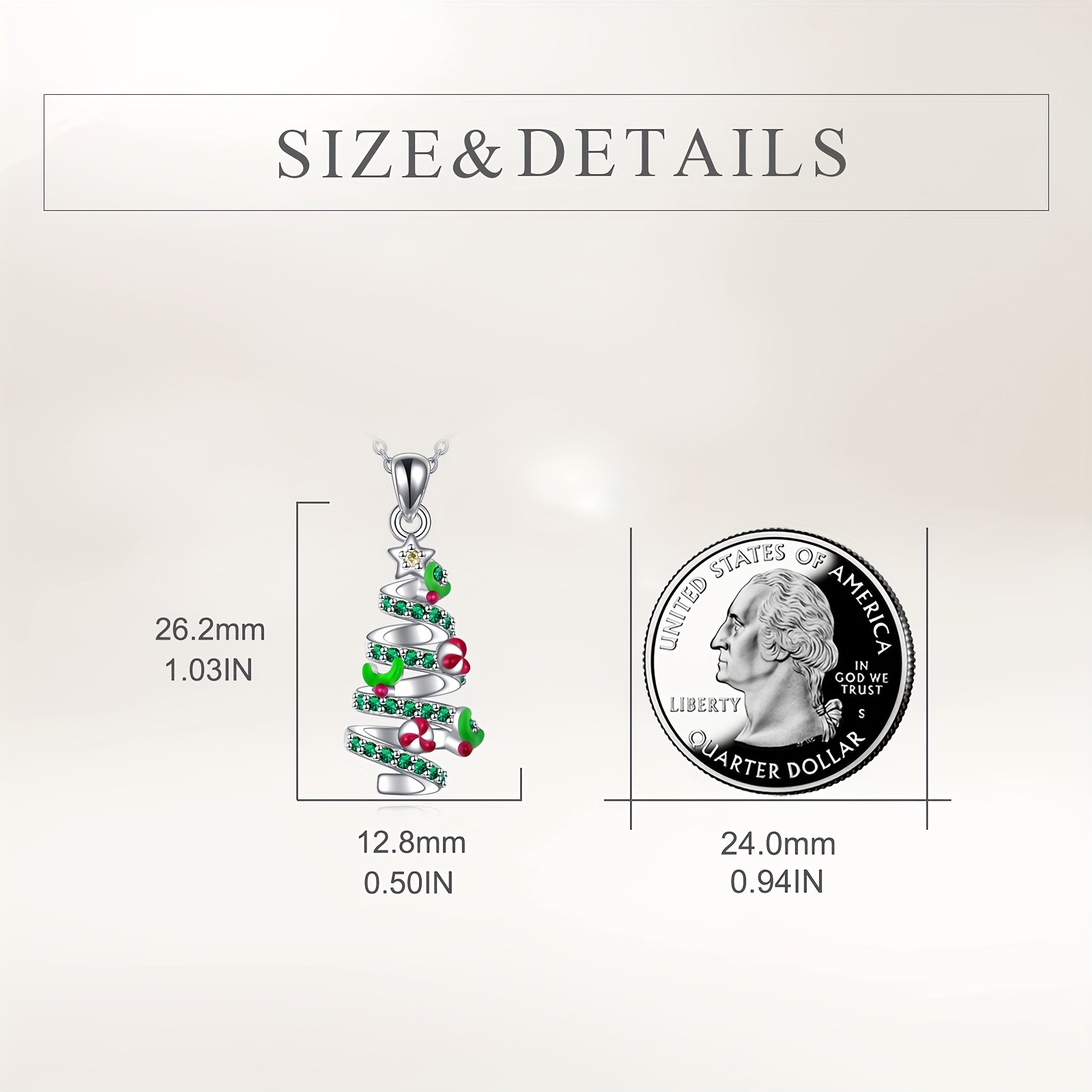 Women's S925 Sterling Silver Christmas Tree Necklace — Festive Gift