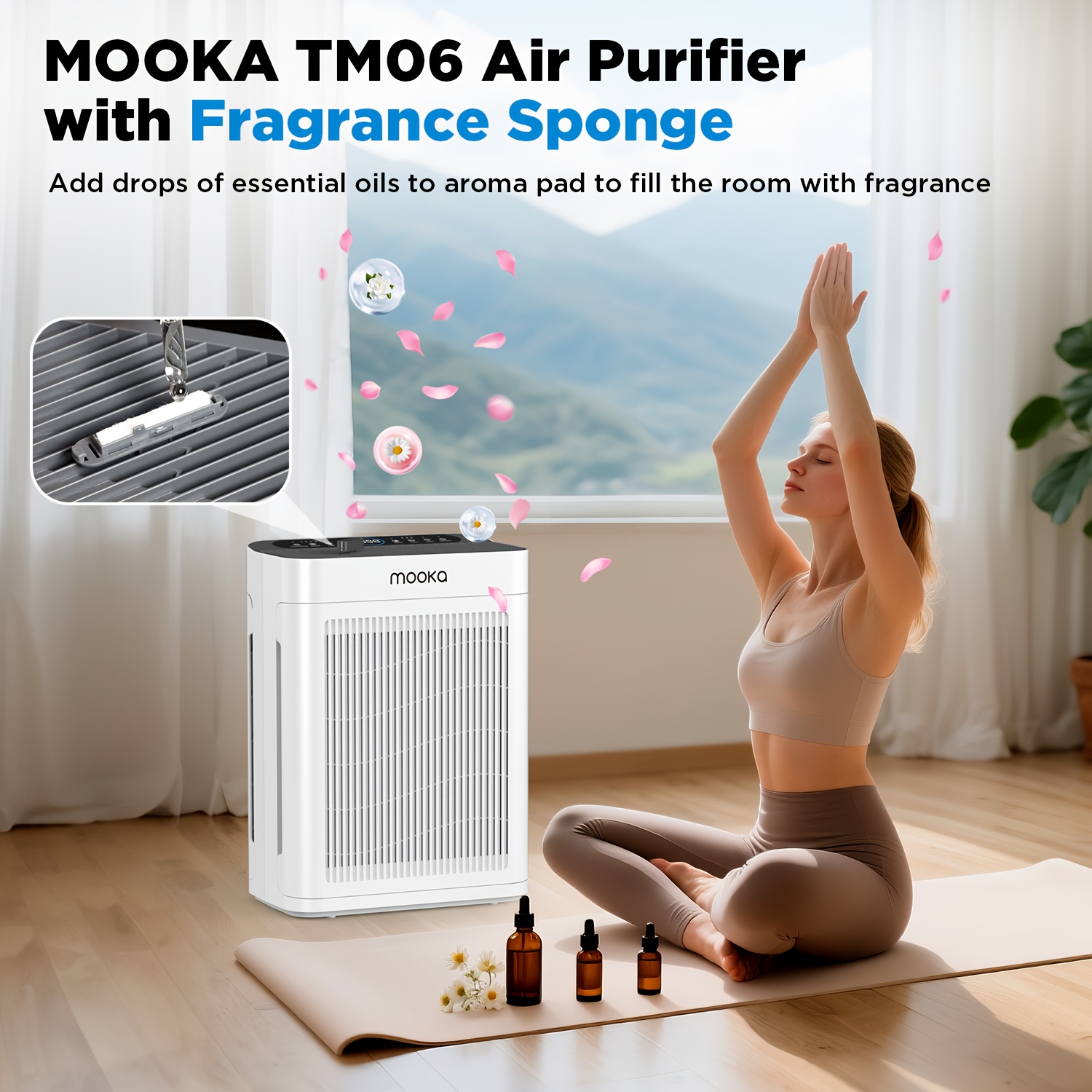 MOOKA Air Purifiers for Home Large Room Covers Up to 3000 Sq.ft,... product image 9