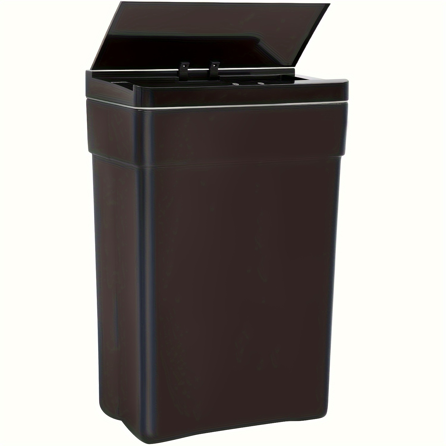 

13 Gallon Trash Can Kitchen, Automatic Garbage Can Waste Bin, Stainless Steel Trash Can