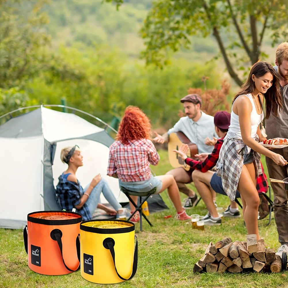 2pcs Collapsible Bucket Water Storage Containers