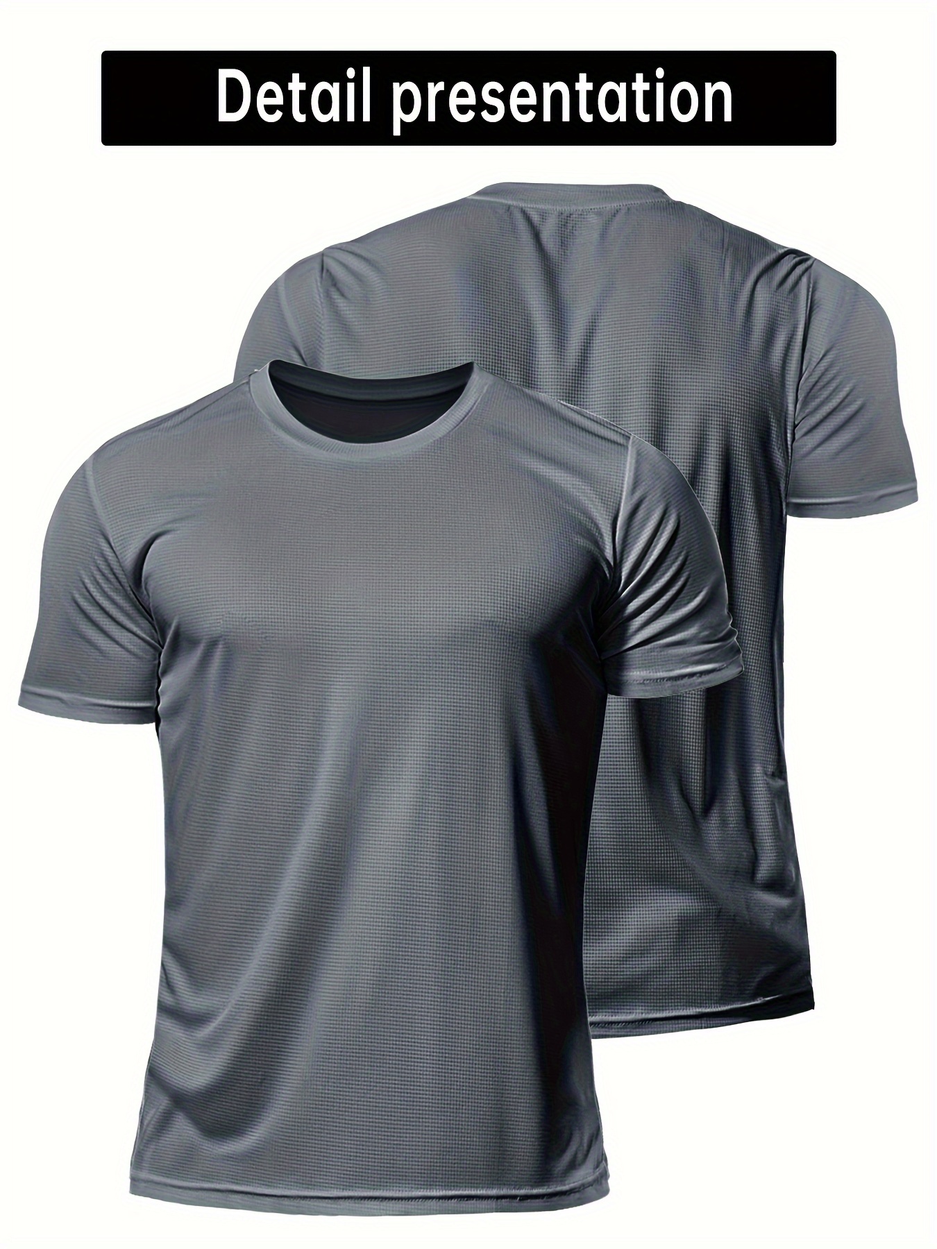 Men's Quick-Dry Athletic T-Shirt - Neon Green Workout Shirt, Lightweight Moisture-Wicking Gym Top for Running, Training, Casual Wear - Breathable Athletic Apparel, Sleek Design, Lightweight Construction