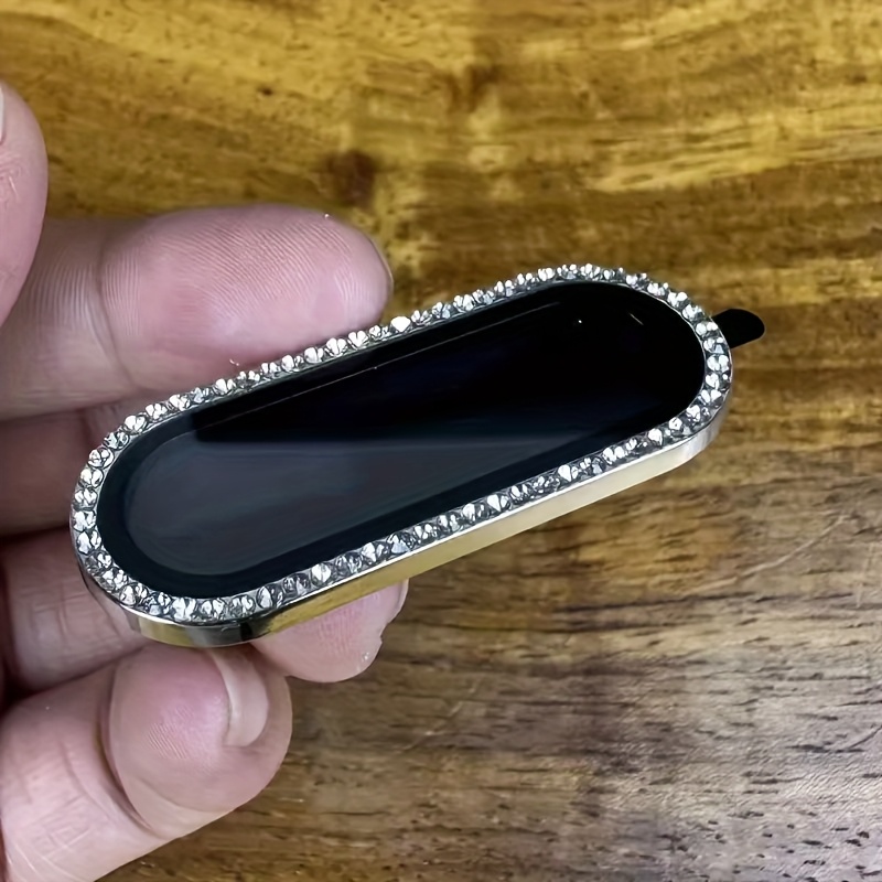 TEMU Anillo de lente de metal con diamantes para Samsung Galaxy A56/A36/A26 - Protector de vidrio templado de cobertura total con protección