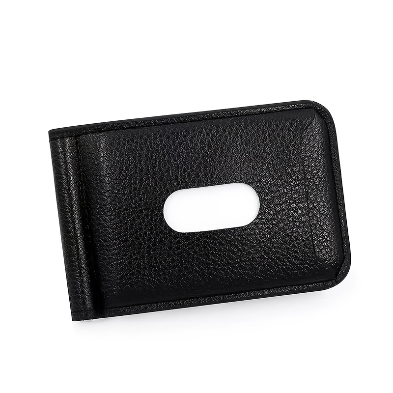 TEMU Portamonete minimalista con clip e porta carte, portafoglio con frontale da , portafoglio resistente e per banconote statunitensi e carte di ,