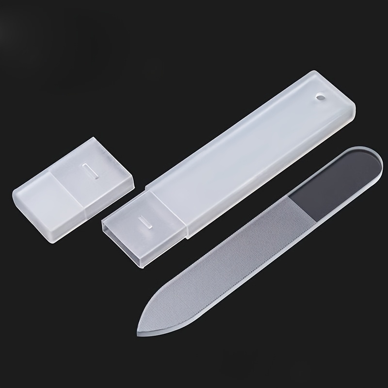 Nano Glass Nail File Sanding Strip Polishing Set