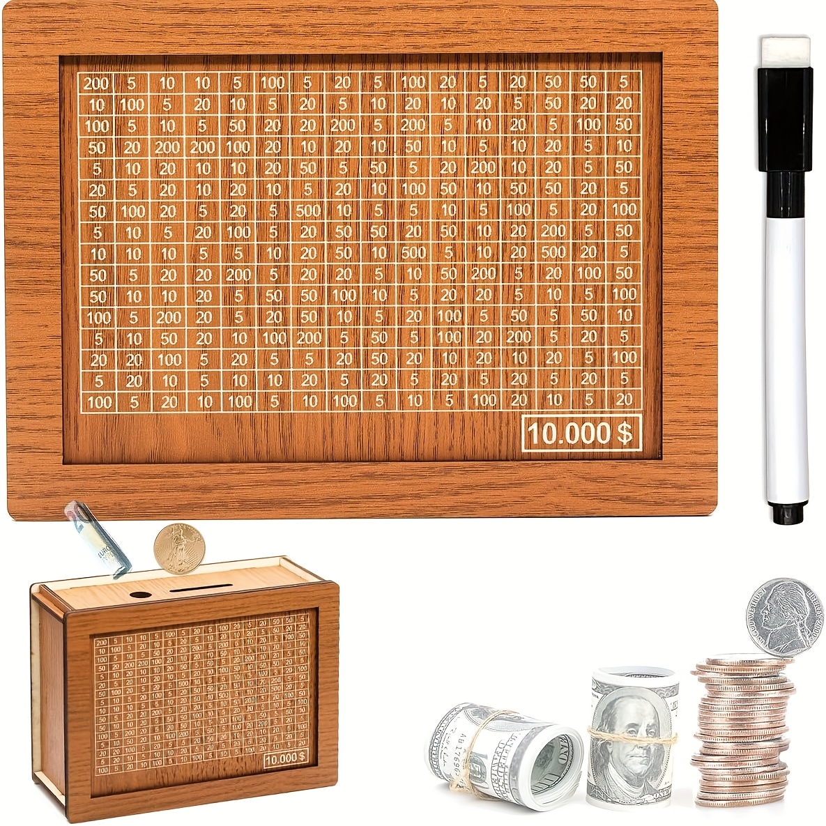 100 Saving challenge Box ver. (リフィルのみ) 貯金リフィル A6 100 Saving challenge Box ver. その他雑貨