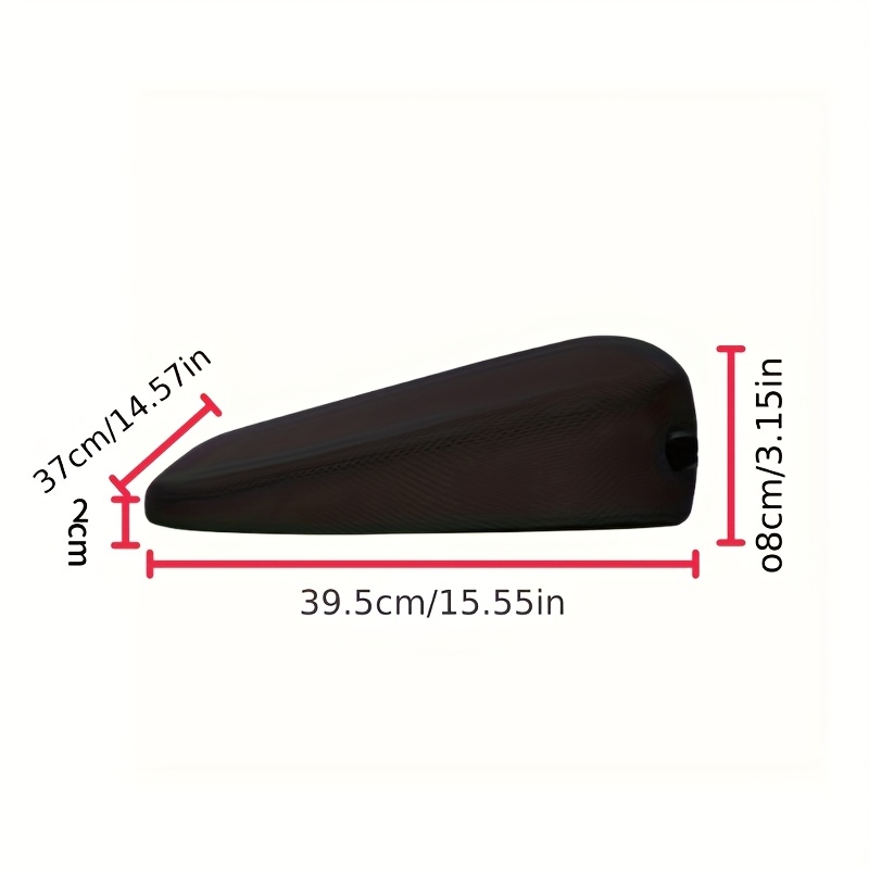 Image of Elevated Comfortable Driving Seat Cushion, Thick Height Pad Suitable For Vehicle Seats, Breathable Polyester Fiber, Non-slip Design, Compatible, With A Woven Car Seat Booster Pad.