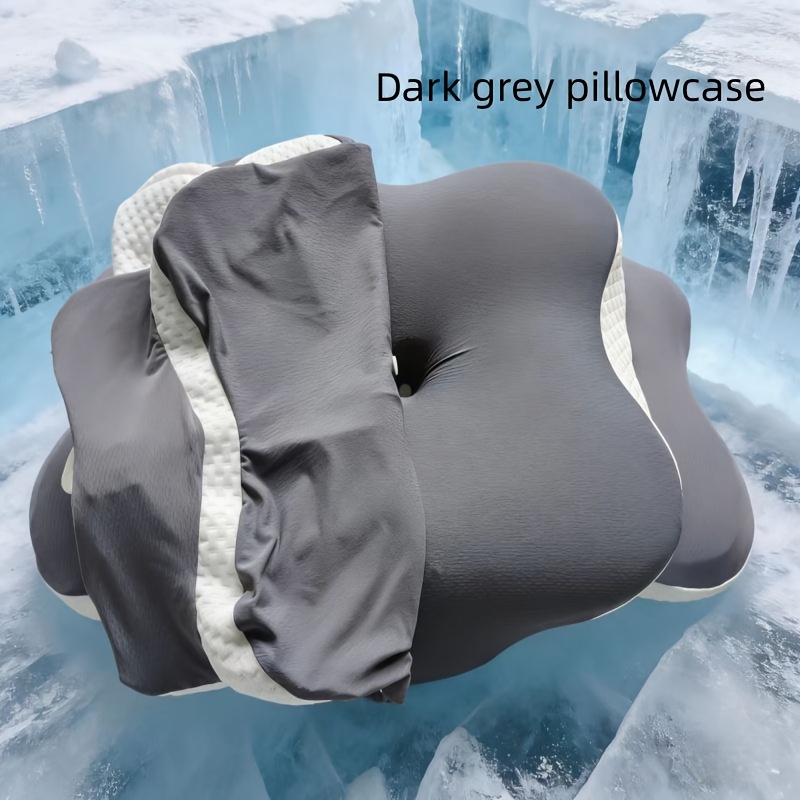 TEMU 1 Replacement Pillowcase - Suitable For -shaped Neck Pillow Covers, Machine Washable To , With A Refreshing Touch. Made Of High-quality