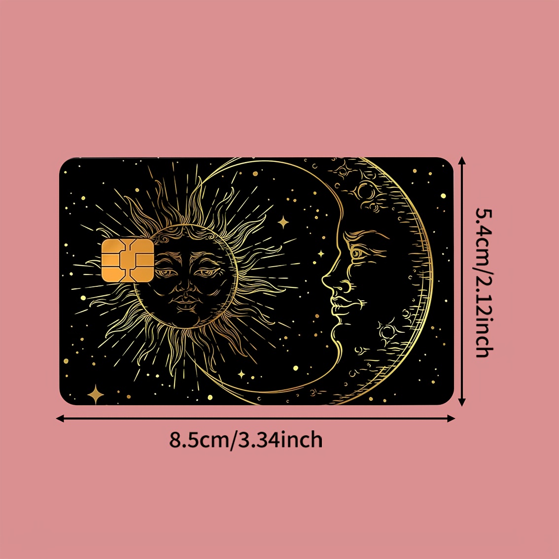 TEMU Sun And Credit Card Skin - Bank Card Credit Card Debit Card Transportation Card Card Skin Sticker