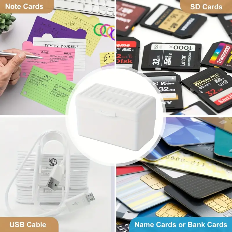 index card holder set 3x5 index card organizer plastic index - Temu index card holder set 3x5 index card organizer plastic index - Temu