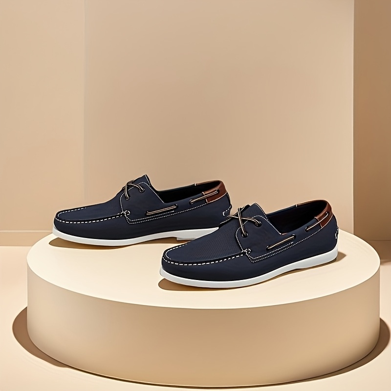 2025 New Gift Men's Ankle Strap Boat Shoes Loafers Business Casual Multi-Scene
