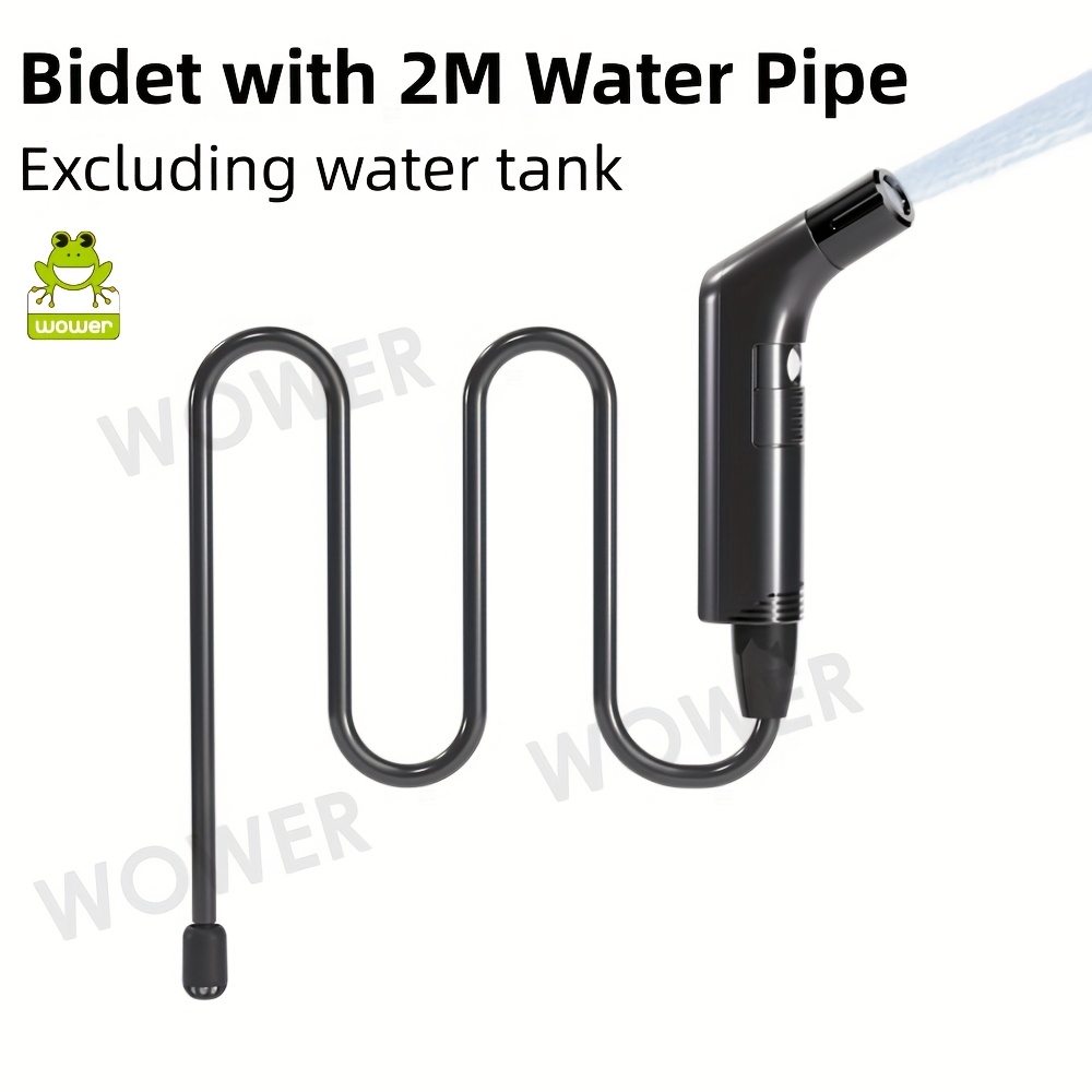 Image of Wower Handheld Portable Bidet Personal Sprayer With 2 , Usb Type-c Rechargeable Travel Washer For Bathroom, Outdoor Hiking, Shower, Hygiene Cleaning, Postpartum Care, Quiet Motor, Long