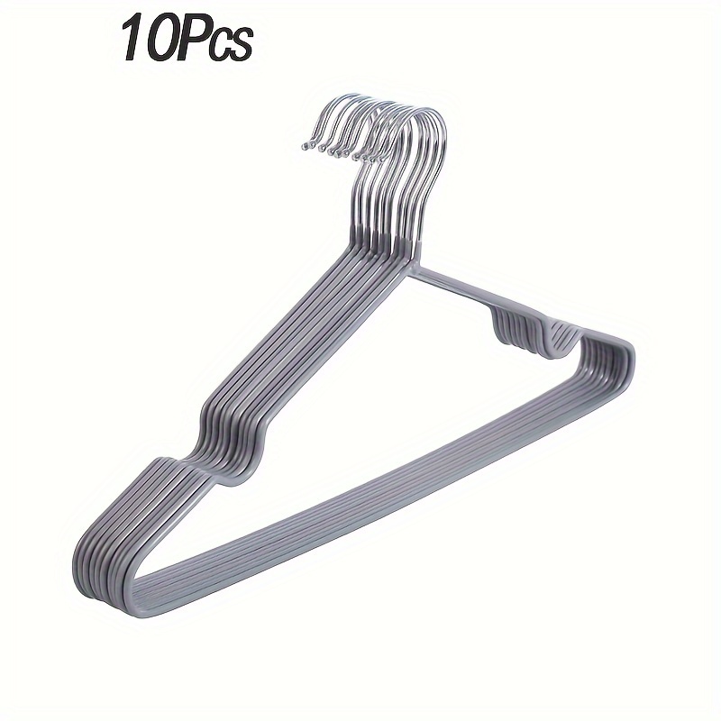 20 pack metal hangers non slip   large capacity space saving   clothes hangers for home use details 10