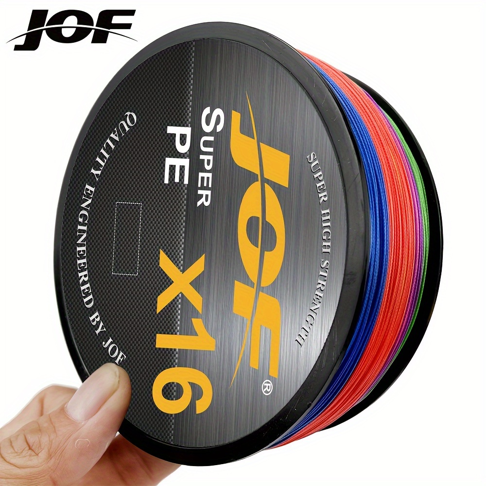 

1pc Jof Super Strong Pe Braided Fishing Line, 500m/546.81yds, 16 - , Anti-bite & Wear-resistant For Freshwater & Saltwater Fishing