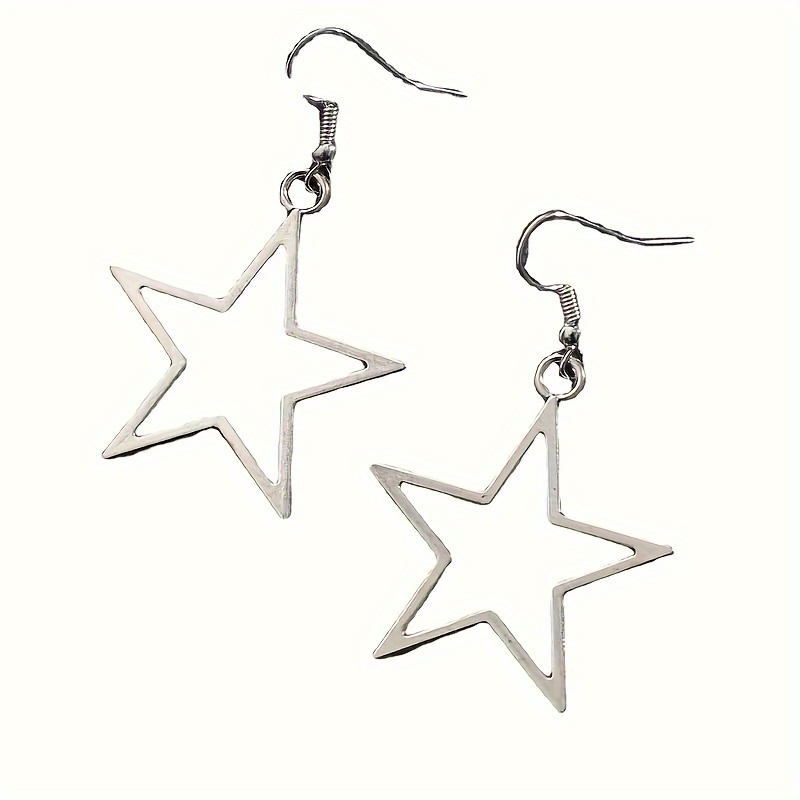 Women's Star-shaped Hollow Pendant Earrings — Vintage Gift