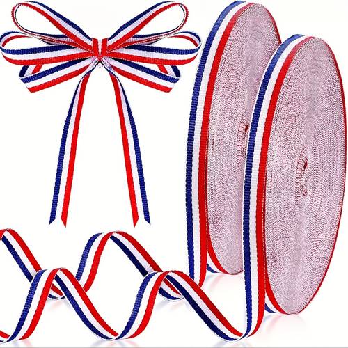 5 yards of coarse ribbon fabric in red white and memorial day crafts sewing projects clothing apparel and gift wrapping