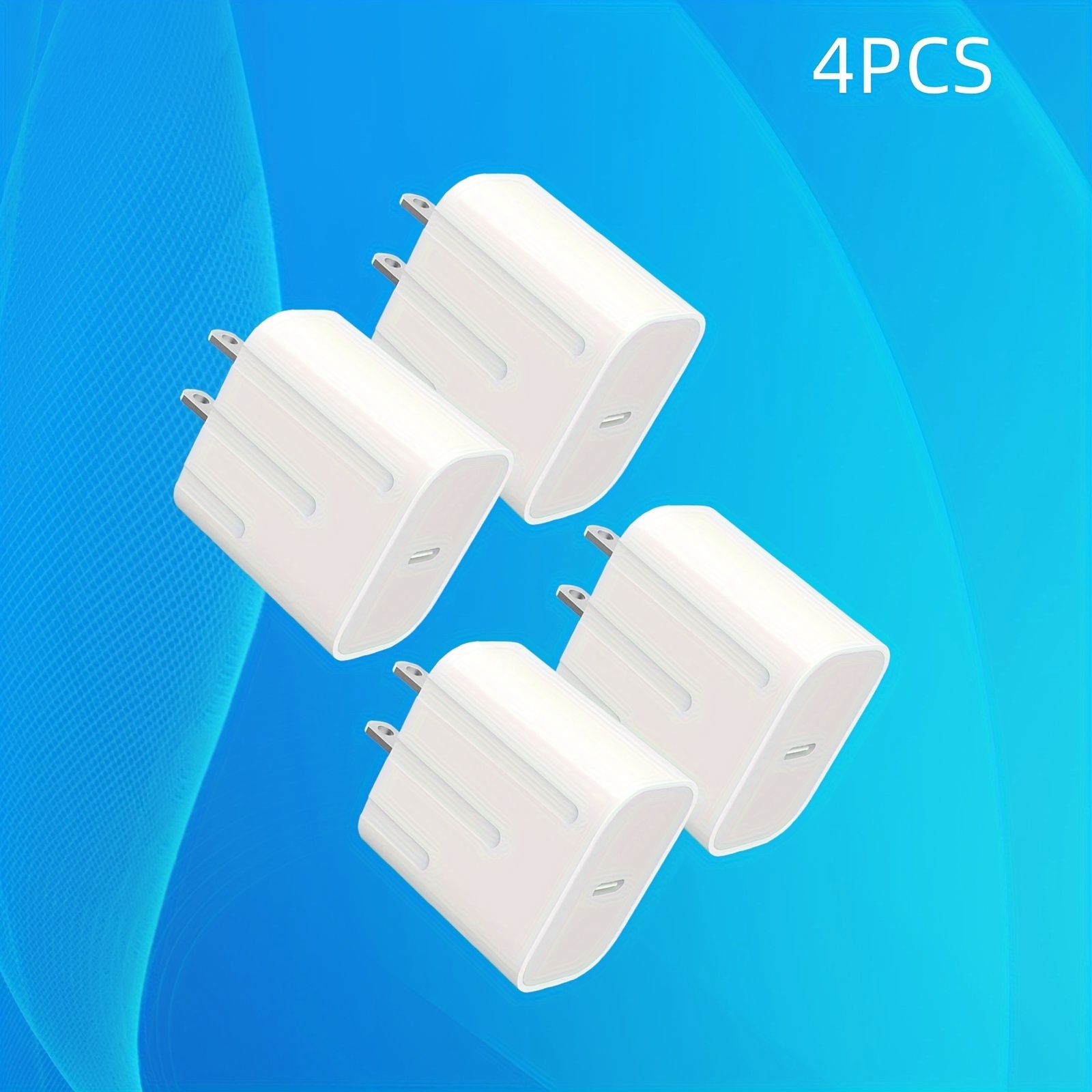 

4pcs For Iphone Charger Super Fast Charging Ipad Charger Usb C Wall Charger Fast Charging