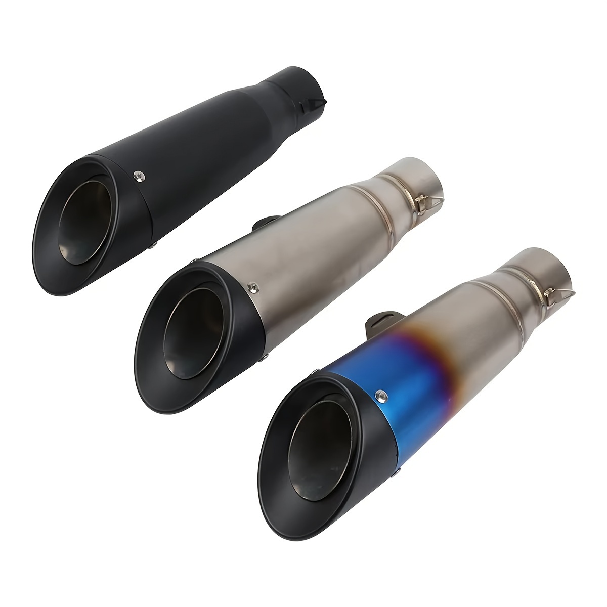 universal motorcycle exhaust pipe modification with 51mm diameter suitable for yamaha r6 r15 r1 r3 mt07 tmax155 xmax  250 pcx125 and many other motorcycles details 0