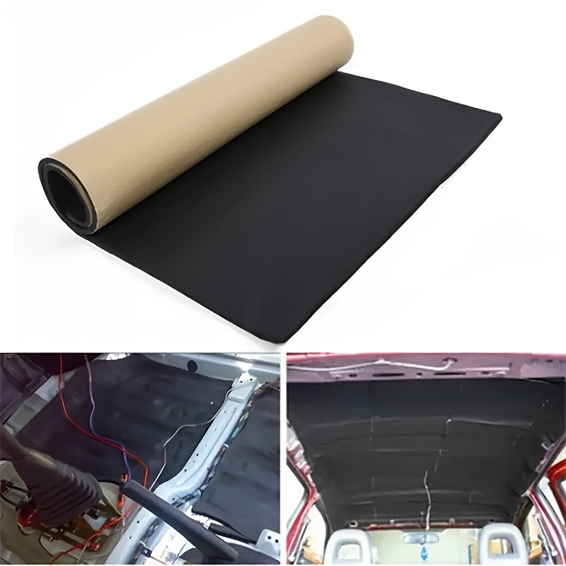 

Front Engine Case Guard Heat And Sound Insulation Pad - Cotton Material With Matte Surface, Noise Reduction Thermal Barrier For Car Modification