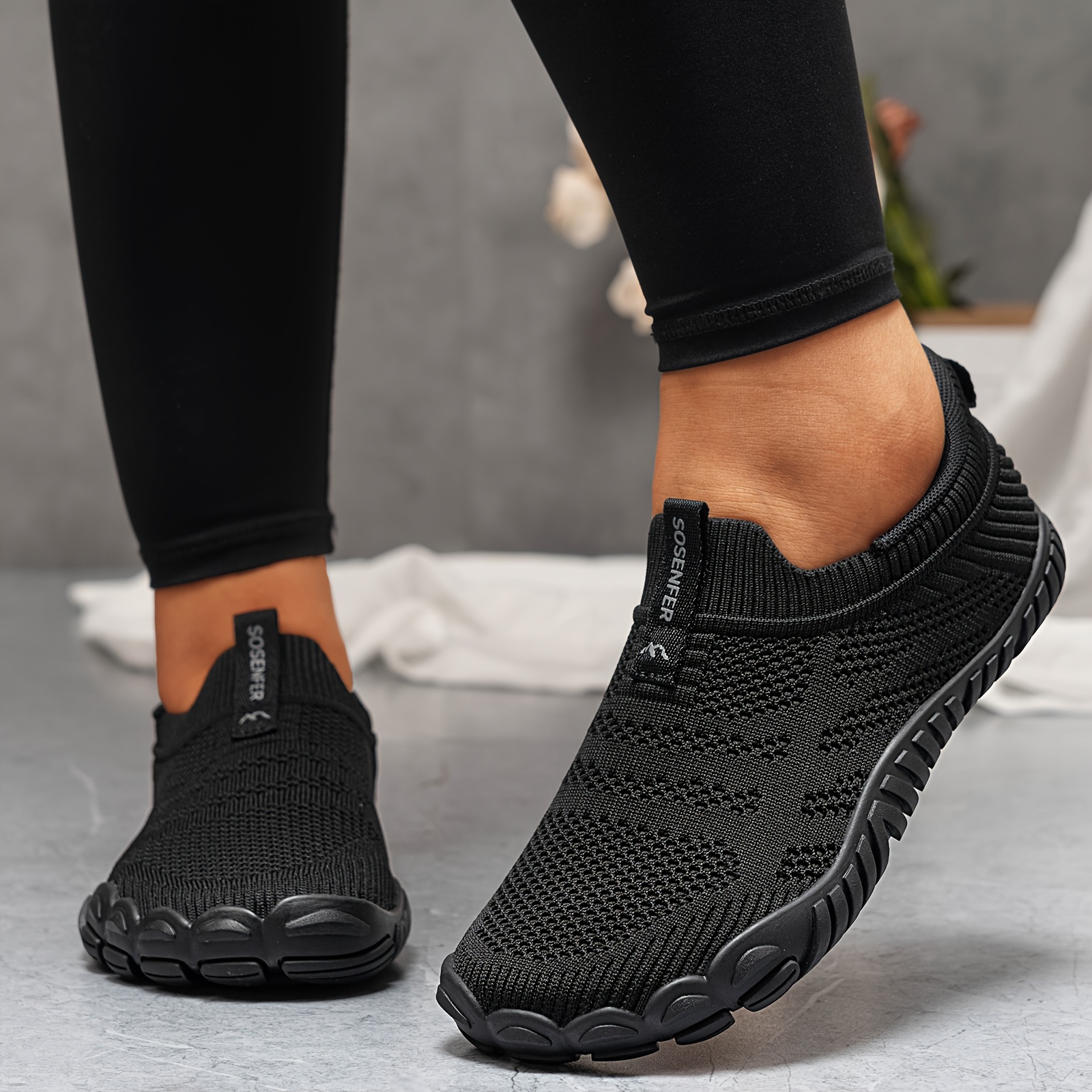 Barefoot Schoenen, Instap Casual Sneakers voor Vrouwen om te Wandelen en  Pendelen Unisex Alle Seizoenen, Brede Sneakers voor Vrouwen,Wide Fit  Schoenen