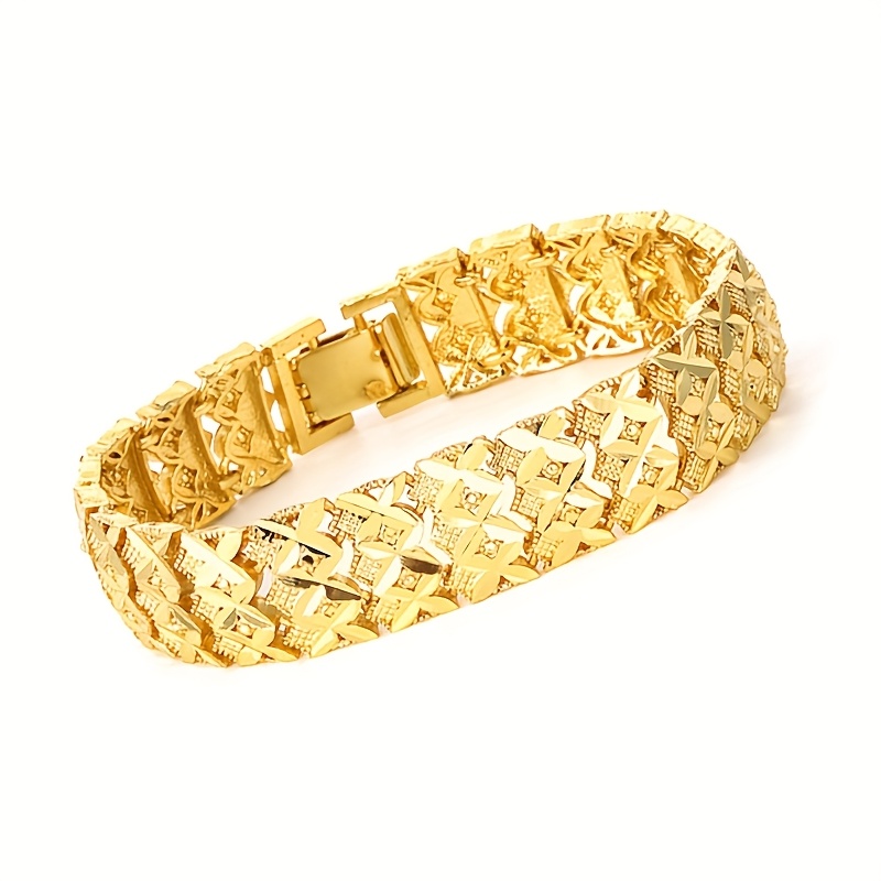 E-shop Europäische und amerikanische Schmuckstücke, 18K vergoldenet, Herren Material Armband Uhr Verschluss Armband