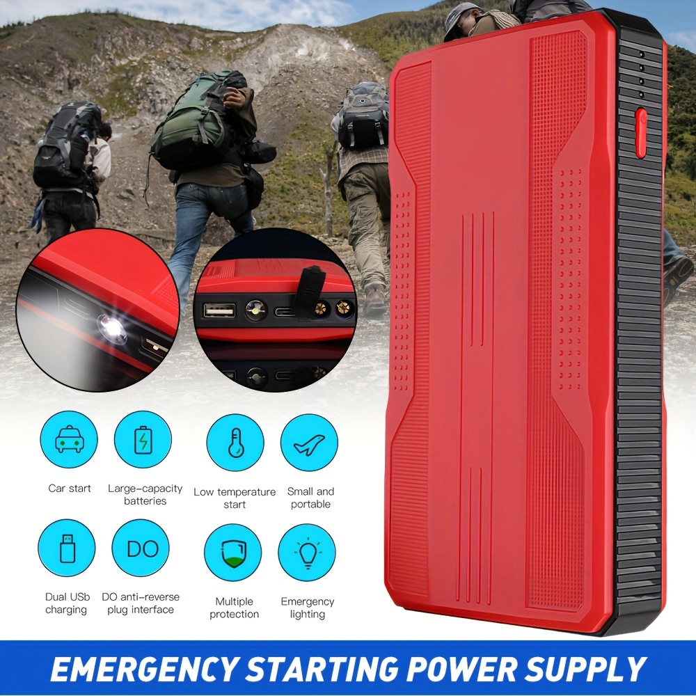 99000mAh Jump Starter & Power Bank with USB Fast Charging