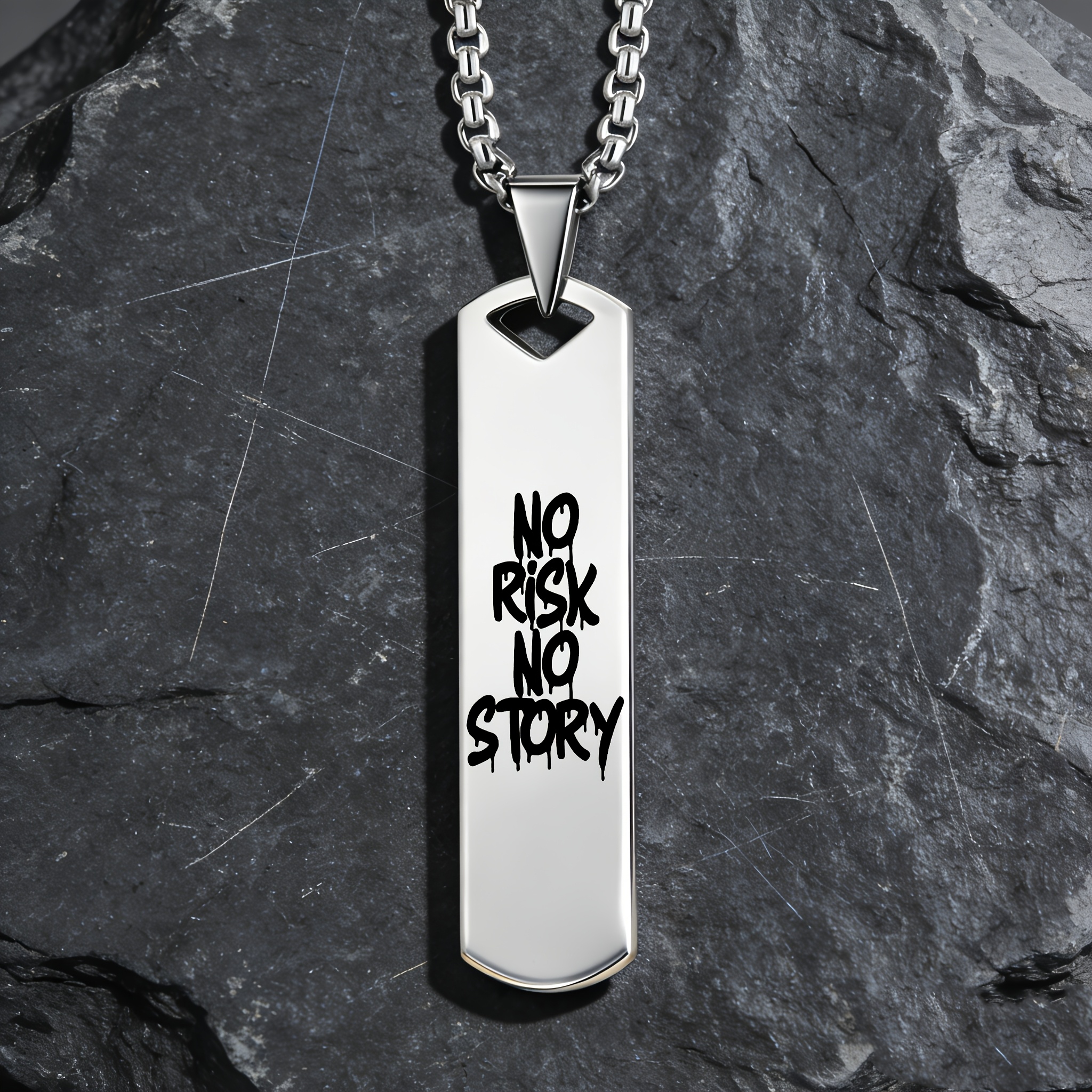 Creative English Slogan Pendant Necklace, Gift for Loved Ones