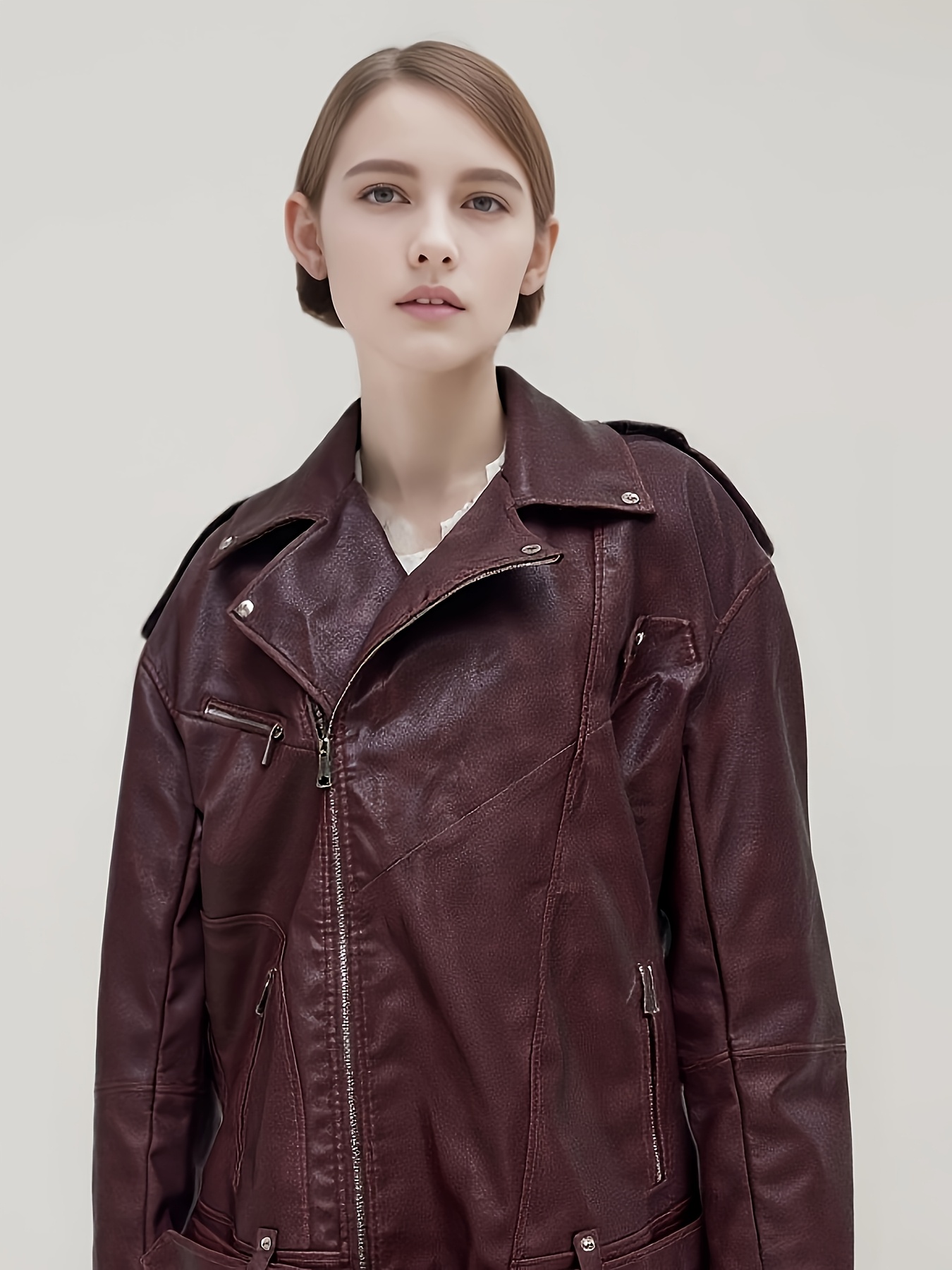 vintage inspired jacket women asymmetrical hem - Temu Peru, image size:800x1067