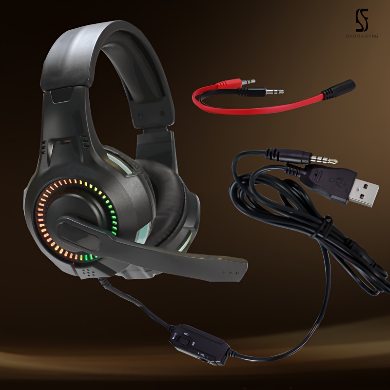 

Gaming Headset With Microphone - Noise Isolation, -free Cable, 3.5mm Jack For Pc & Laptop