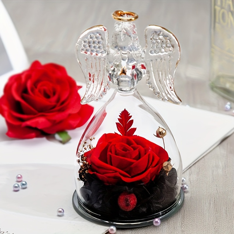 VOSAREA 1pc Preserved Rose Light Moms Gifts Beauty and The Gifts Mom Present Gifts for Moms Birthday Momma Gifts Mom Birthday Gifts Led Lights並行輸入