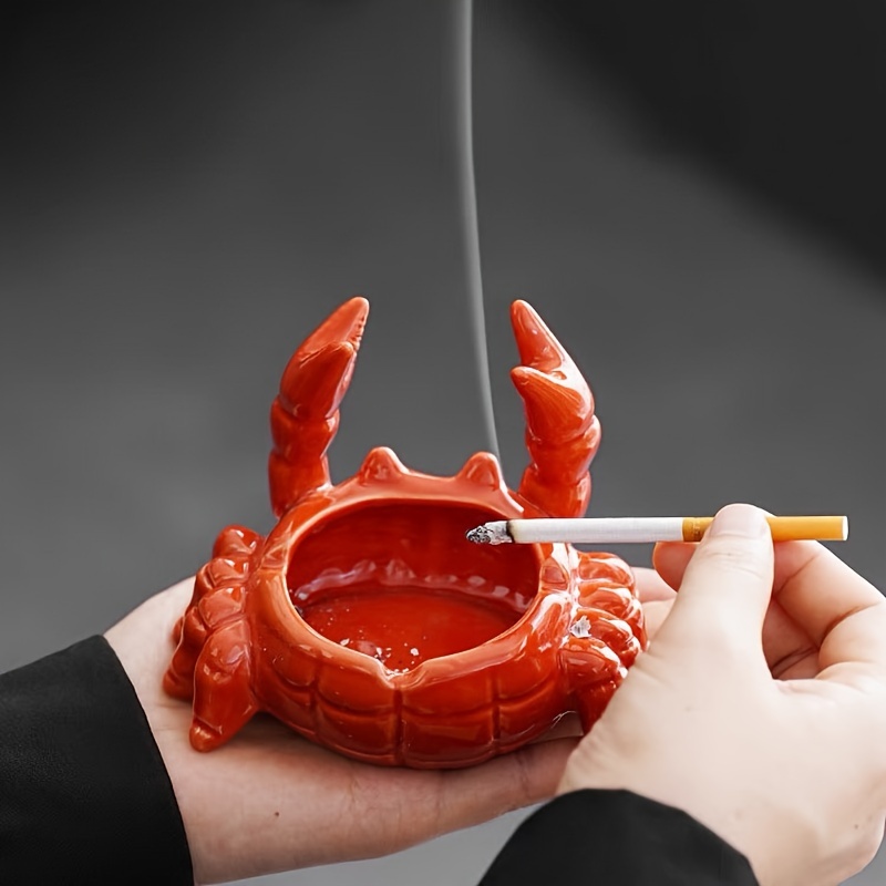 1pc ashtray ceramic creative crab ashtray shepherds ashtray - Temu