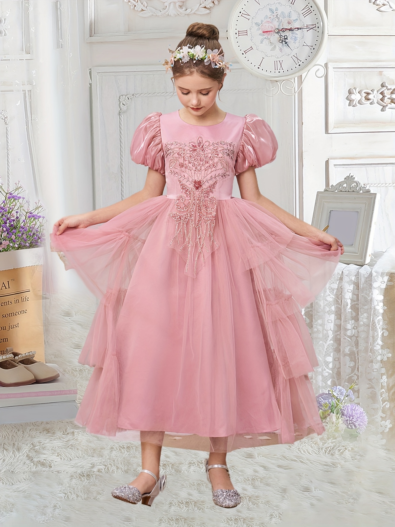 strapless open back dress Abbie Dress in Apricot - Bridesmaid Dress