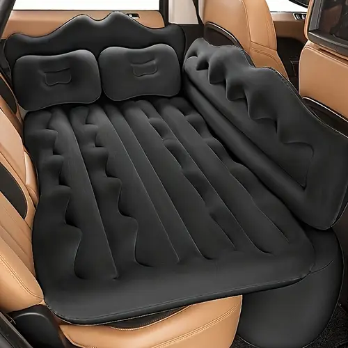 suv air mattress thickened and double car air mattress sided flocking travelinflatable car mattress bed with electric air pump and 2 pillows car sleeping bed outdoor and travel