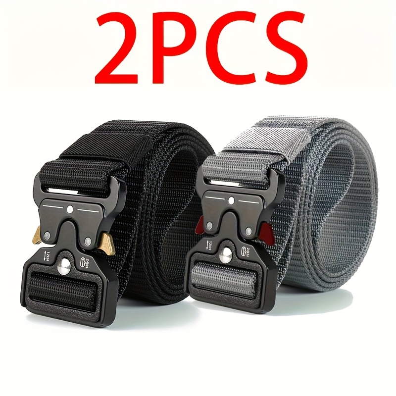 2pcs Quick Release Outdoor Training Belts for Men