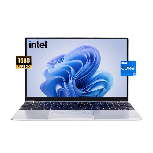 core i3 laptop computer with fingerprint unlock backlit keyboard 15 6 full hd ips display 16gb hard drive uhd graphics ports compatible for os for education use
