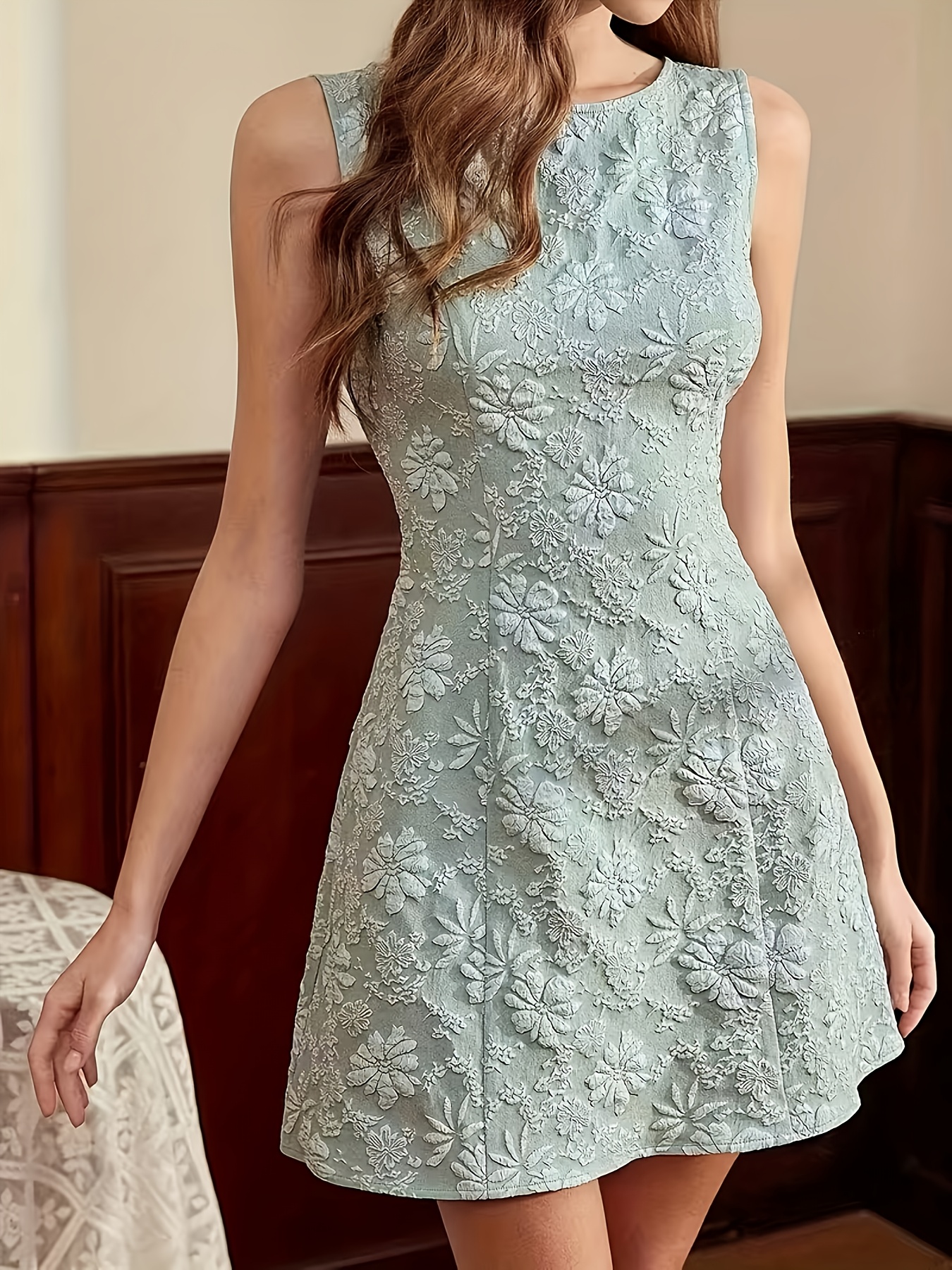 strapless open back dress Short Sleeve Midi Rib T-Shirt Dress