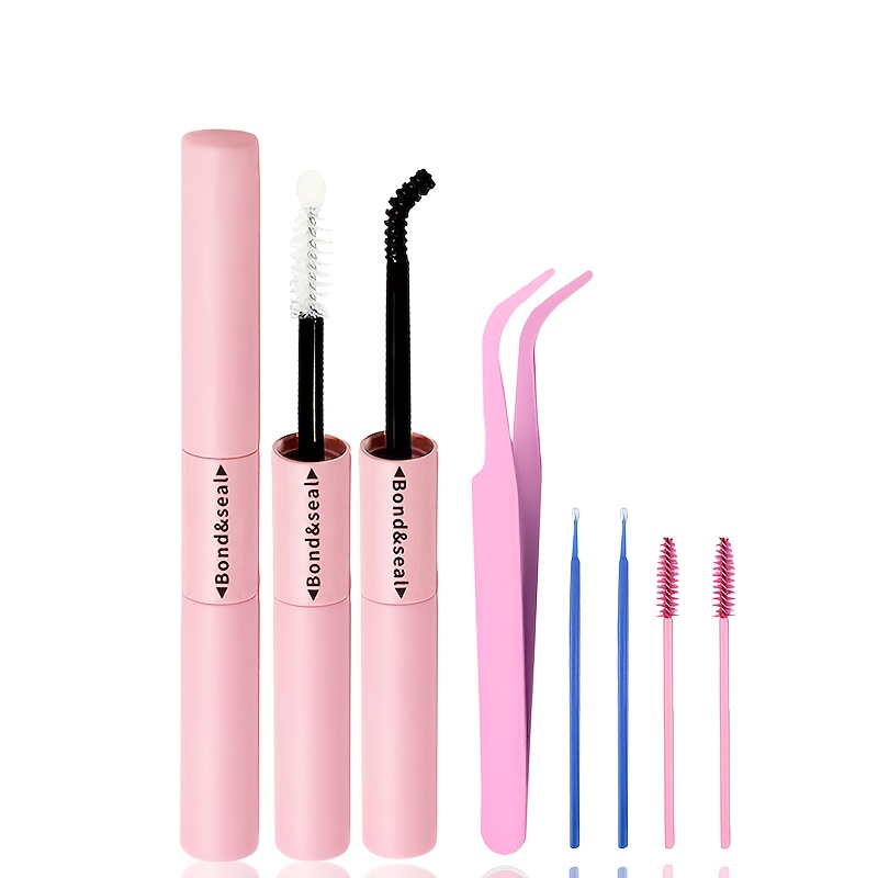 Image of Long-lasting Waterproof Suitable For Individual Lash Glue With Gel - For Diy Eyelash Extensions, 48-72 Hour , Suitable For Lash Clusters, For Home Use, Suitable For Dense/-eye/ Lashes