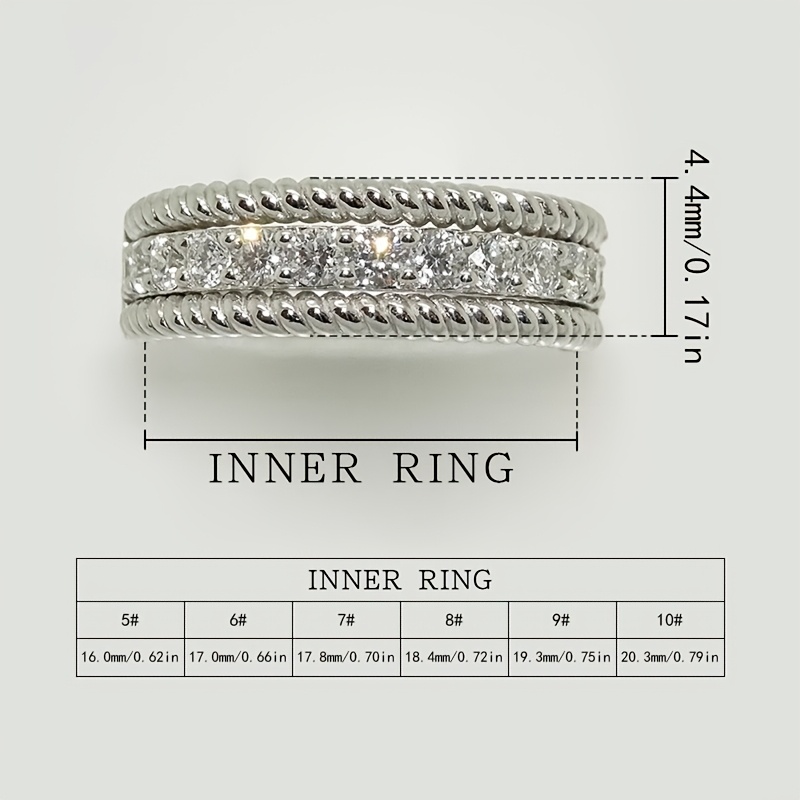 Women's Full-Pave Rhinestone Engagement Ring, Elegant Style
